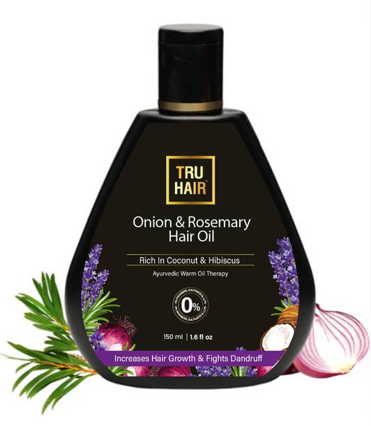 TRU HAIR Onion & Rosemary Hair Oil-Promotes Growth & Fi...