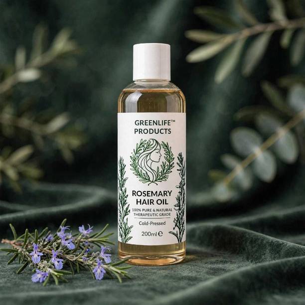 GreenLife Cold Pressed Pure Rosemary Oil for Hair Care 200ml Hair Oil
