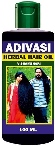 Adivasi Herbal Hair Oil Reduces Hair Fall and Grows New Hair, 100% Ayurvedic Hair Oil
