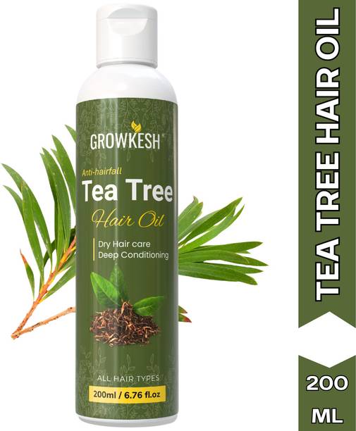 Growkesh Tea Tree Oil Best Hair Natural & Pure for Hair Care  Hair Oil