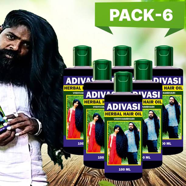 Adivasi Ayurvedic p hair fall Hair Oil 100 PACK 4 Hair Oil