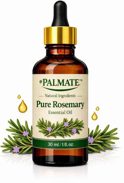 Palmate Rosemary Essential Oil for Hair Growth, Hair Fall Control, Undiluted Hair Oil