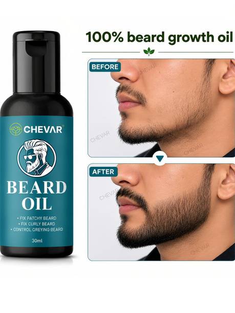 Chevar beard oil men | beard growth oil | beard oil |Beard Oil For Fast Beard Growth Hair Oil