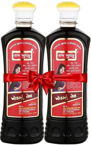 RAJ KHUSHBU Anti Dandruff & Lice Killer Herbal Hair Oil for Dandruff, Lice Nits Pack of 2 Hair Oil