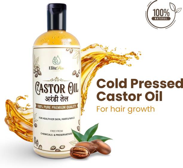 ElitePure Coldpressed & 100% Pure Castor Oil For Hair and Skin  Hair Oil