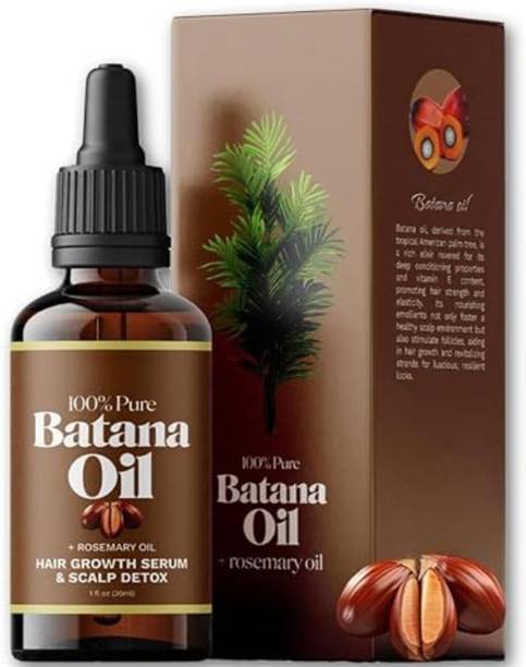 Vovax 100% Pure Batana Oil with Rosemary Oil Hair & Scalp Serum Hair Oil