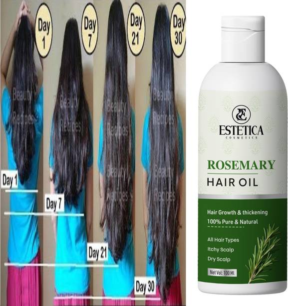 Estetica Rosemary Hair Oil for Strong Roots & Healthy Hair Growth Hair Oil