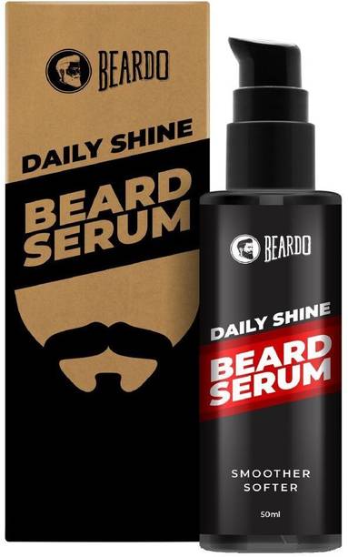 BEARDO Beard Serum, 50 ml | Daily use beard serum for men | Softens Rough Beard |Shines & Nourishes Dry Beard | All Day Moisturising | Paraben Free | Sulphate Free Hair Oil