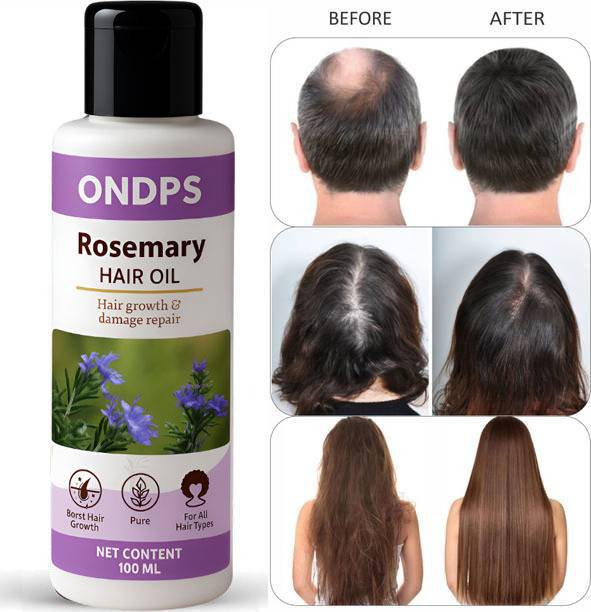 ONDPS Rosemary hair Oil For Skin, Muscle & Hair Conditioner - Rosemary Essential Oil Hair Oil