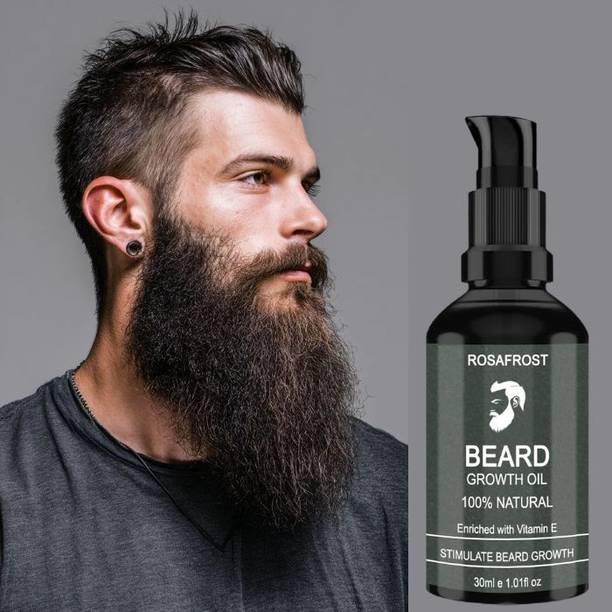 ROSAFROST Ayurvedic Beard Groowth 30 ml Haiir Oil Hair Oil