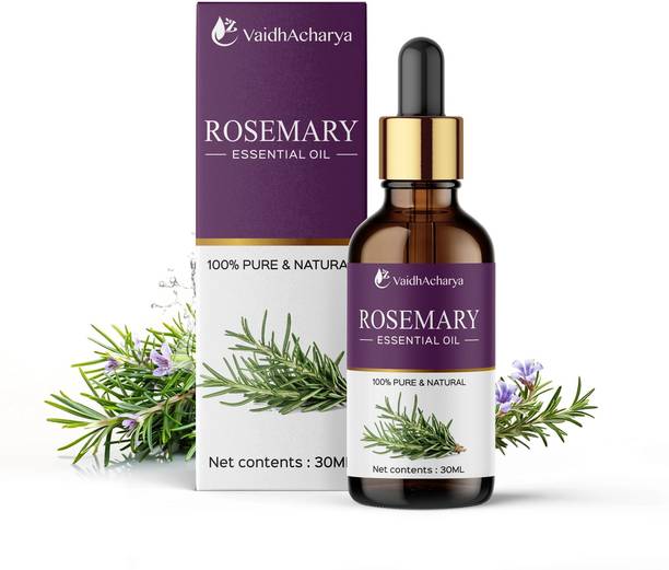 VaidhAcharya Rosemary Essential Oil For Hair Growth For Women & Men, Hair Fall Control Hair Oil