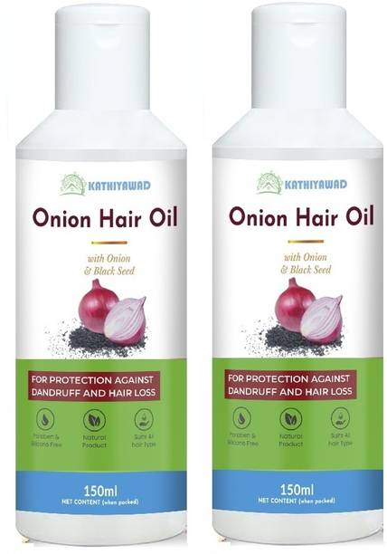 Kathiyawad Onion Oil for Hair Regrowth Hair Oil pack of...