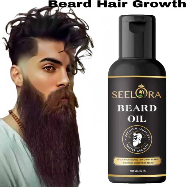 seelora Beard For Beard Growth and for Men Hair Oil (50 ml) Hair Oil