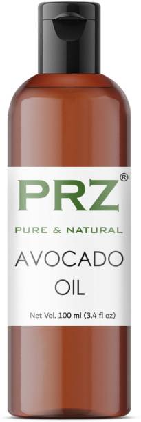 PRZ Avocado Cold Pressed Carrier Oil (100ML) - Pure Natural & Therapeutic Grade Oil For Skin Care & Hair Care Hair Oil
