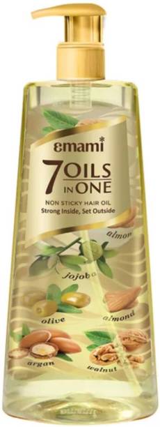 EMAMI 7 OILS IN ONE Non Sticky Hair Oil with Almond & Argan Oil Hair Oil