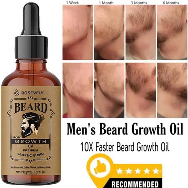 Rosevely Beard Oil for Growing Beard Faster Growth Oil Hair Oil