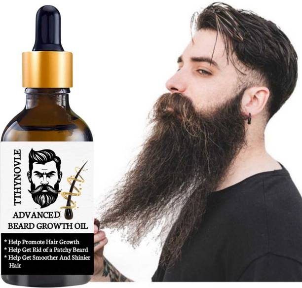 Tthynovle Beard Oil For Men | Fast Beard Growth | Best Beard Oil | No Harmful Chemical Hair Oil