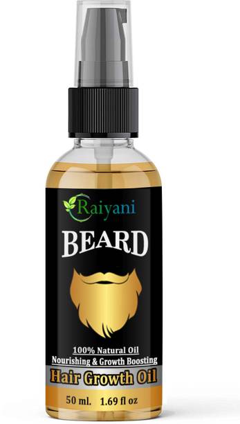 Raiyani Beard Growth Oil with Redensyl and Biotin for Thicker and Fuller Beard Hair Oil