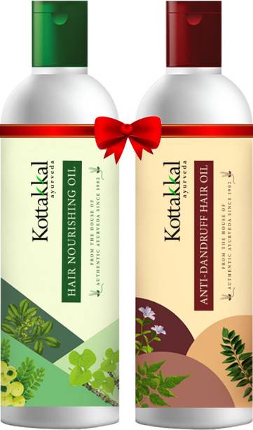 Kottakkal ayurveda Anti Dandruff Hair Oil & Hair Nourishing Oil | No Artificial Colour & Fragrance Hair Oil