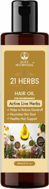 ECONATURE 21 Herbs Hair Oil – Herbal Strength & Nourishment Care Hair Oil