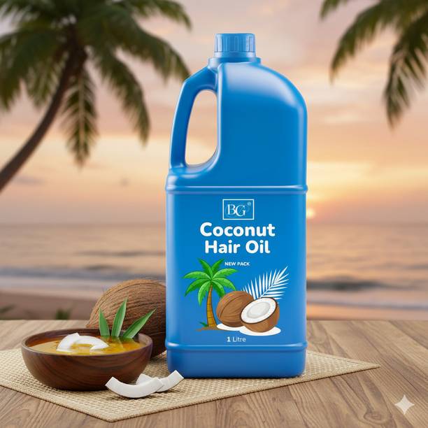 BELLYGRACE Premium Pure Coconut Oil|100% Natural & Healthy|1 Liter Jar Hair Oil