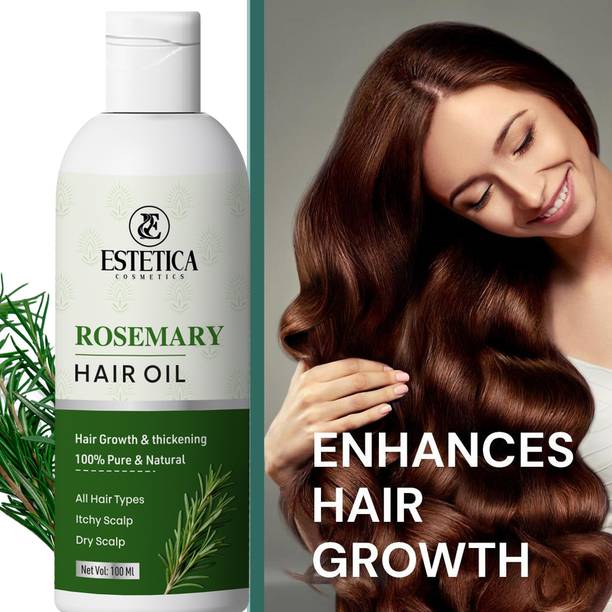 Estetica Rosemary Hair Oil for Hair Thickening & Hair Fall Control Hair Oil