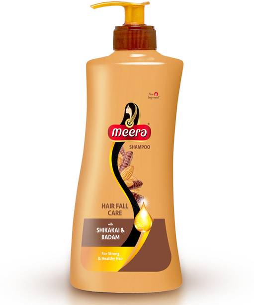 Meera Hairfall Care Shampoo,Goodness Of Badam & Shikakai,Paraben Free