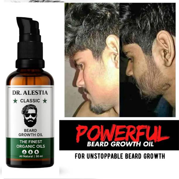 dr. alestia Beard Growth Oil with 100% Natural Oils Hair Oil