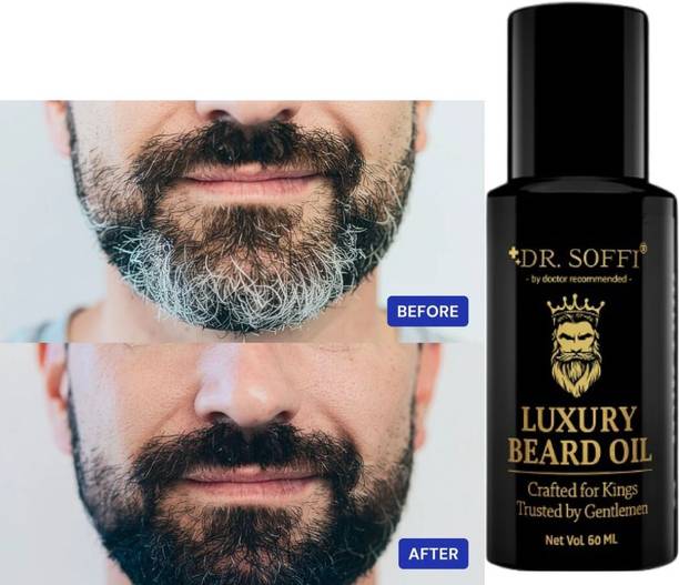DR SOFFI Premium Men's Beard Oil for Complete Grooming Routine 60ML Hair Oil