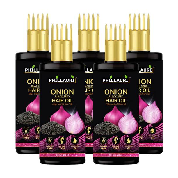 Phillauri Onion black seed hair oil for Hair Regrowth and Hair Fall Control Hair Oil
