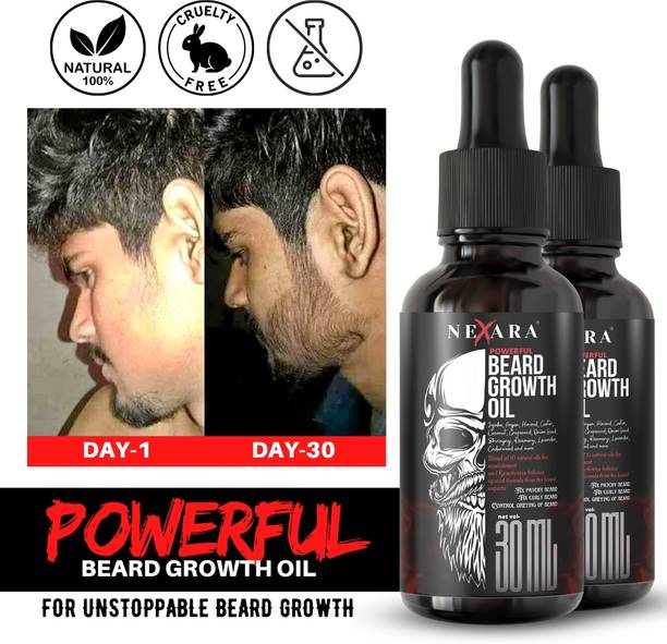 Nexara "Grow Your Confidence: Our Beard Growth Oil Solution" Hair Oil