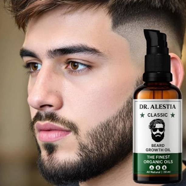 dr. alestia Advanced Beard Growth Oil For Thicker and Healthiier Hair Oil 30 ml. Hair Oil