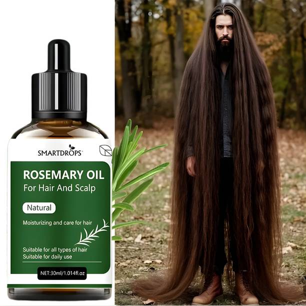 smartdrops Rosemary Hair Growth Oil | Rosemary Essential Oil for Hair | Rosemary Oil Hair Oil