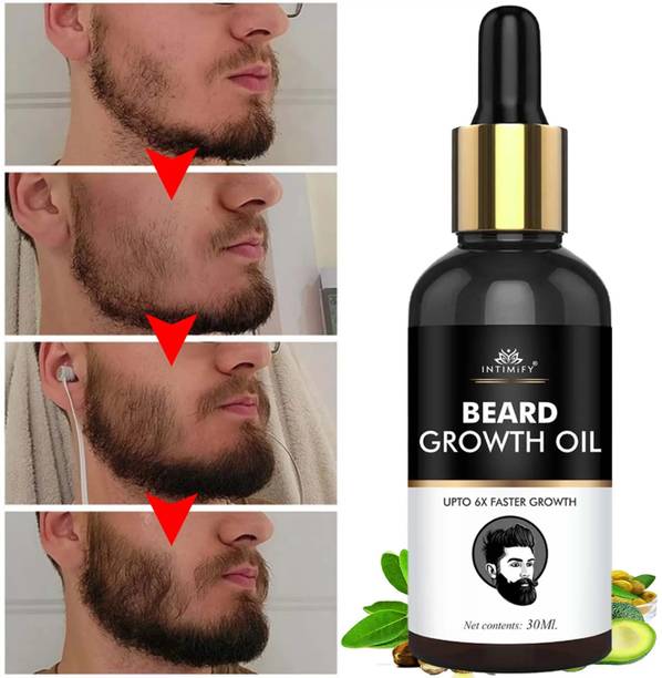 INTIMIFY Beard Growth Oil For Stronger & Thicker Beard Hair Oil