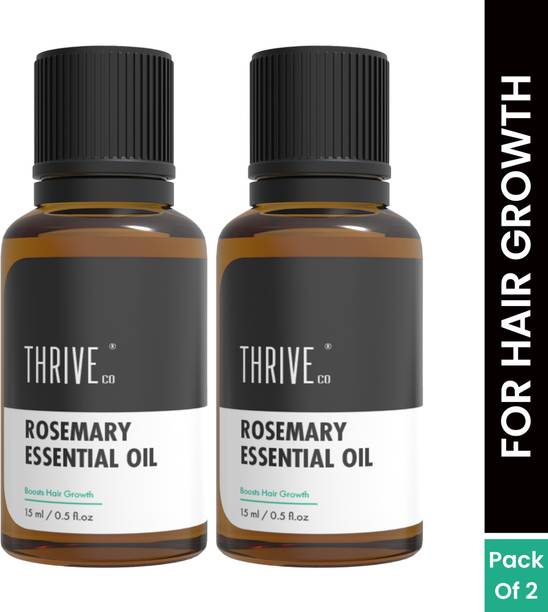 ThriveCo Rosemary Essential Oil, Nourishes Scalp, Promotes Hair Growth, With Vitamin E Hair Oil