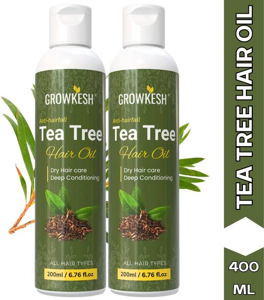 Growkesh Tea Tree Oil Best Hair Natural & Pure for Hair Care  Hair Oil