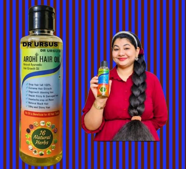 DR URSUS Arohi Hair oil Natural Ayurvedic Hair growth oil 100 ml w97 Hair Oil