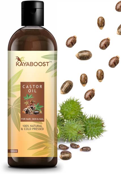 KAYABOOST Cold-Pressed 100% Pure Castor Oil Hair Oil