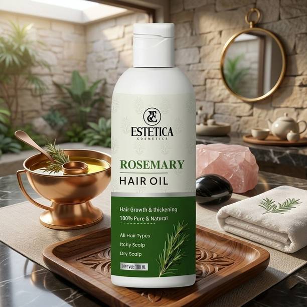 Estetica Cosmetics Rosemary Hair Oil Natural Hair Strengthening Oil Hair Oil