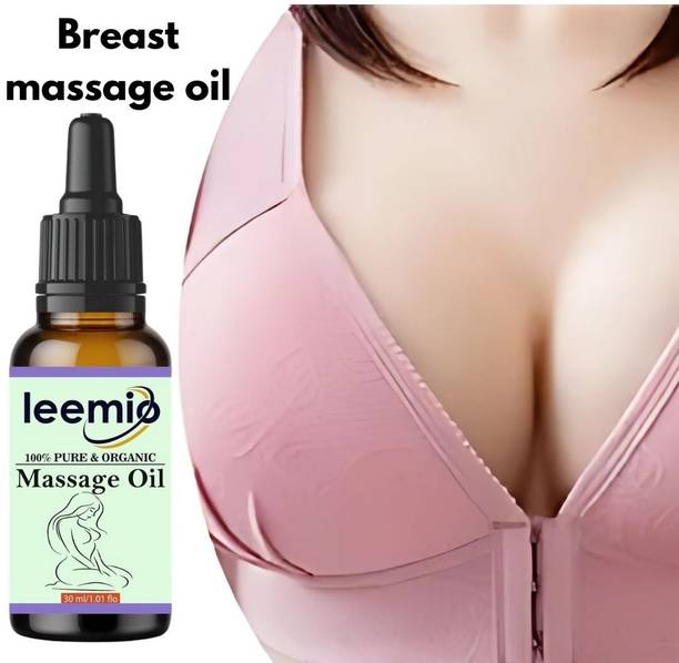 LEEMIO Breast Massage Oil for Women | Natural Chest Bosom | Herbal Oil for Women