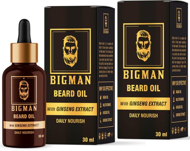 BIGMAN Beard Growth Oil, Fast Beard Hair Oil