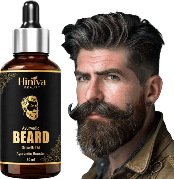 Hiniva Beauty Vitamin E Beard Oil for Soft Beard Repair and Daily Grooming Support Hair Oil