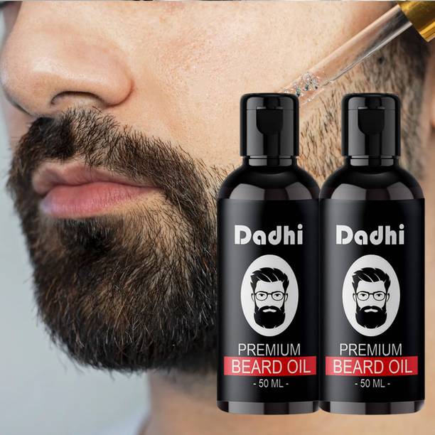 Dadhi Beard Oil – 50ml of Bearded Confidence in Every Drop (Pack of 2) Hair Oil