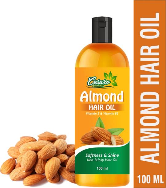 Cesaro Organics Almond Hair Oil with Almond and Vitamin...