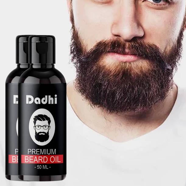 Dadhi Growth Oil Faster Beard Growth and Thicker Looking Beard Hair Oil 50ml pack-2 Hair Oil