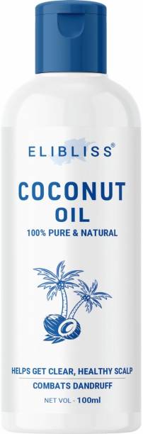 ELIBLISS 100% Natural Pure Coconut Oil, Organic and Cold Pressed Zero Chemicals  Hair Oil