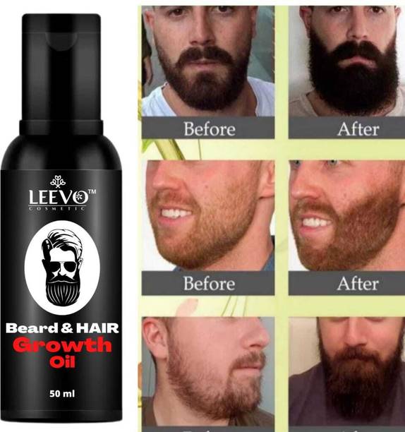 LEEVO beard and hair growth oil 50ml Hair Oil