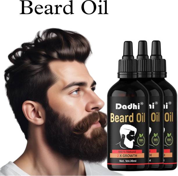 Dadhi Beard Oil for Fast Hair Growth Combo (PAck of 3) Hair Oil