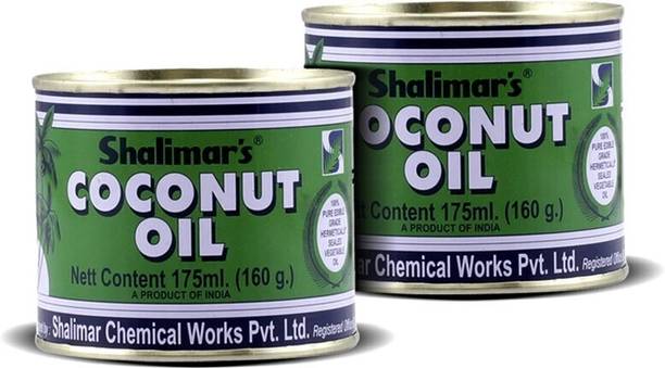 shalimar's Coconut oil 175ml*2 Hair Oil