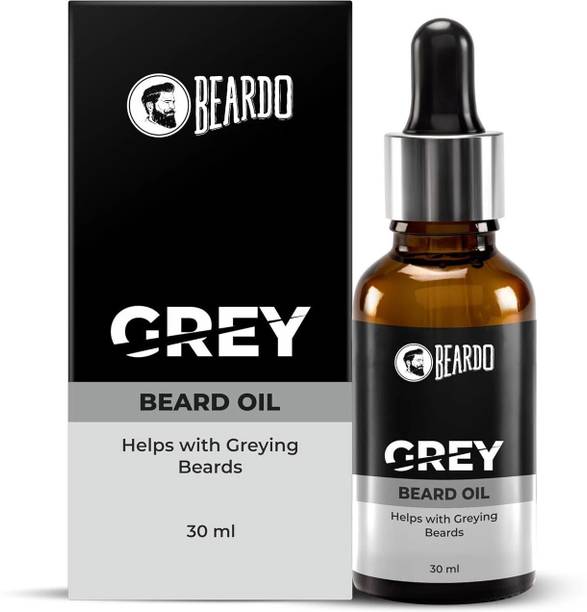 BEARDO Grey Beard and Hair Oil For Men | Helps with Greying Beards Hair Oil